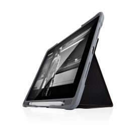 【取扱終了製品】STM dux plus AP iPad 5th/6th Gen black〔エスティエム〕