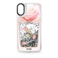 【取扱終了製品】[docomo Select] Casetify iPhone XR Glitter Case Silver〔ケースティファイ〕