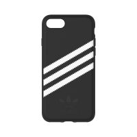 [au+1 Collection Select] adidas Originals Moulded Case for iPhone 8 Black/White〔アディダス〕