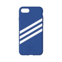 [au+1 Collection Select] adidas Originals Moulded Case for iPhone 8 Blue/White〔アディダス〕
