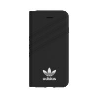 [au+1 Collection Select] adidas Originals Booklet Case for iPhone 8 Black/White〔アディダス〕