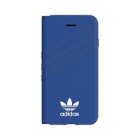 [au+1 Collection Select] adidas Originals Booklet Case for iPhone 8 Blue/White〔アディダス〕