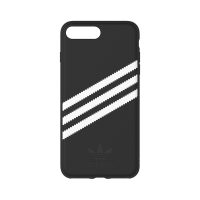 [au+1 Collection Select] adidas Originals Moulded Case for iPhone 8 Plus Black/White〔アディダス〕