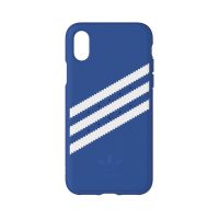 [au+1 Collection Select] adidas Originals Moulded Case for iPhone X Blue/White〔アディダス〕