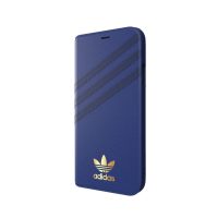 【取扱終了製品】[au+1 Collection Select] adidas Originals SAMBA Book Case iPhone XR night indigo〔アディダス〕