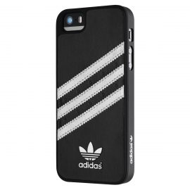【取扱終了製品】adidas Originals Moulded Case iPhone SE Black/Silver〔アディダス〕