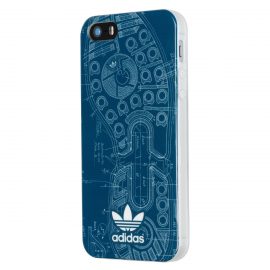 【取扱終了製品】adidas Originals TPU iPhone SE Blue Sole〔アディダス〕