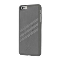 【取扱終了製品】adidas Originals Suede Moulded Case iPhone 6s Plus Grey〔アディダス〕