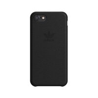 【取扱終了製品】adidas Originals Leather Slim iPhone 8 Black〔アディダス〕