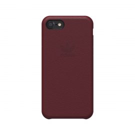 【取扱終了製品】adidas Originals Leather Slim iPhone 8 Burgundy〔アディダス〕