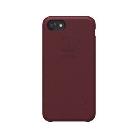 【取扱終了製品】adidas Originals Leather Slim iPhone 8 Burgundy〔アディダス〕