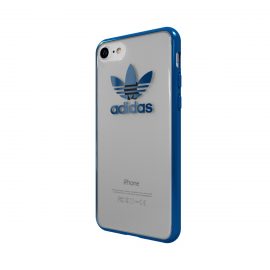 【取扱終了製品】adidas Originals TPU Clear Case iPhone 7 Blue Metallic〔アディダス〕