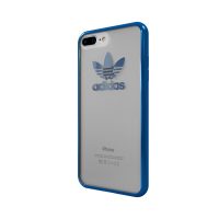 【取扱終了製品】adidas Originals TPU Clear Case iPhone 7 Plus Blue Metallic〔アディダス〕
