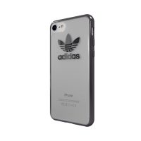 【取扱終了製品】adidas Originals TPU Clear Case iPhone 7 Gunmetal〔アディダス〕