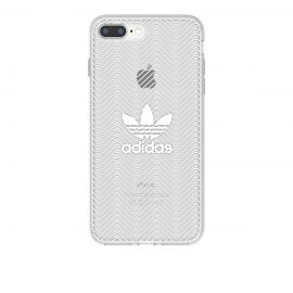 adidas Originals Clear Case iPhone 7 Plus Logo White〔アディダス〕
