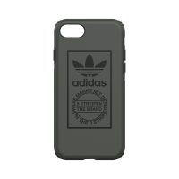 【取扱終了製品】adidas Originals TPU Hard Cover iPhone 8 Shadow Green〔アディダス〕