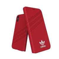 adidas Originals Gazelle Booklet Case iPhone X Royal Red/White〔アディダス〕