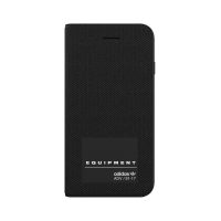 【取扱終了製品】adidas Originals EQT Booklet iPhone 8 Black〔アディダス〕