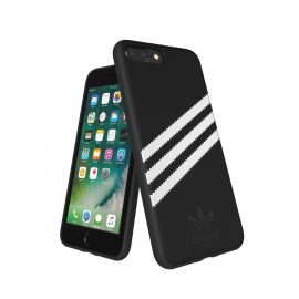 【取扱終了製品】adidas Originals Gazelle Moulded Case iPhone 8 Plus Black/White〔アディダス〕