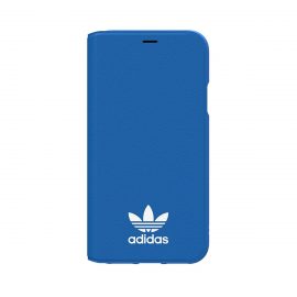 【取扱終了製品】adidas Originals TPU Booklet iPhone X Bluebird/White〔アディダス〕