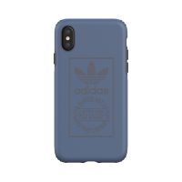 【取扱終了製品】adidas Originals TPU Hard Cover iPhone X Utility Blue〔アディダス〕