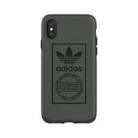 【取扱終了製品】adidas Originals TPU Hard Cover iPhone X Shadow Green〔アディダス〕