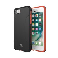 【取扱終了製品】adidas Performance Solo Case iPhone 8 Black/Red〔アディダス〕