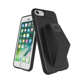 【取扱終了製品】adidas Performance Grip Case iPhone 8 Black〔アディダス〕