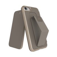 【取扱終了製品】adidas Performance Folio Grip Case iPhone 8 Sesame〔アディダス〕