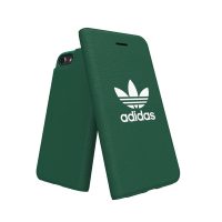 【取扱終了製品】adidas Originals adicolor Booklet Case iPhone 8 Green〔アディダス〕