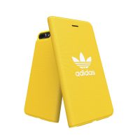【取扱終了製品】adidas Originals adicolor Booklet Case iPhone 8 Plus Yellow〔アディダス〕