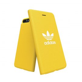 【取扱終了製品】adidas Originals adicolor Booklet Case iPhone 8 Plus Yellow〔アディダス〕