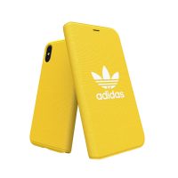 【取扱終了製品】adidas Originals adicolor Booklet Case iPhone X Yellow〔アディダス〕