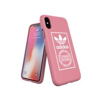 【取扱終了製品】adidas Originals TPU Hard Cover iPhone X Ash Pink〔アディダス〕