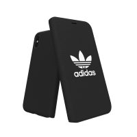 【取扱終了製品】adidas Originals adicolor Booklet Case iPhone X Black〔アディダス〕