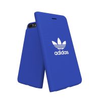 【取扱終了製品】adidas Originals adicolor Booklet Case iPhone 8 Plus Blue〔アディダス〕
