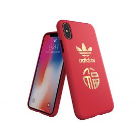 adidas Originals CNY Snap case iPhone X Scarlet〔アディダス〕