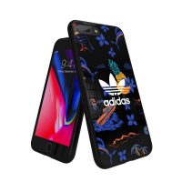 【取扱終了製品】adidas Originals Beach Snap case iPhone 8 Plus Black〔アディダス〕