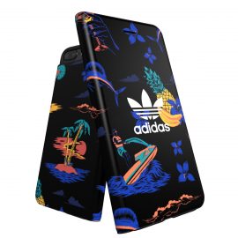 【取扱終了製品】adidas Originals Beach Booklet case iPhone 8 Plus Black〔アディダス〕