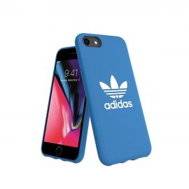 【取扱終了製品】adidas Originals TPU Moulded Case BASIC iPhone 8 Bluebird/White〔アディダス〕