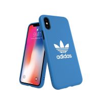 【取扱終了製品】adidas Originals TPU Moulded Case BASIC iPhone X Bluebird/White〔アディダス〕