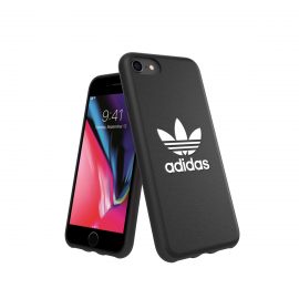 【取扱終了製品】adidas Originals TPU Moulded Case BASIC iPhone 8 Black/White〔アディダス〕