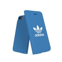 【取扱終了製品】adidas Originals TPU Booklet Case BASIC iPhone 8 Bluebird/White〔アディダス〕