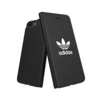 adidas Originals TPU Booklet Case BASIC iPhone 8 Plus Black/White〔アディダス〕