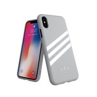 【取扱終了製品】adidas Originals Moulded Case GAZELLE iPhone X Grey〔アディダス〕