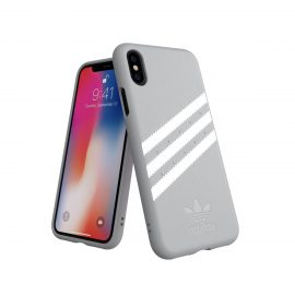 【取扱終了製品】adidas Originals Moulded Case GAZELLE iPhone X Grey〔アディダス〕