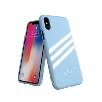 【取扱終了製品】adidas Originals Moulded Case GAZELLE iPhone X Blue〔アディダス〕