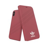 【取扱終了製品】adidas Originals Booklet Case GAZELLE iPhone XS Pink〔アディダス〕