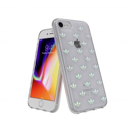 【取扱終了製品】adidas Originals Clear Case iPhone 8 Trefoils colorful logo〔アディダス〕