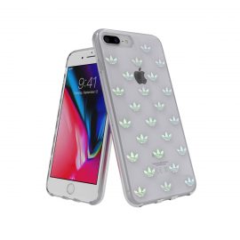 adidas Originals Clear Case iPhone 8 Plus Trefoils colorful logo〔アディダス〕